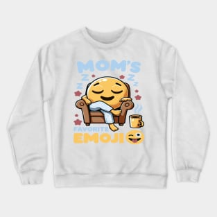 Relaxing Mom's Emoji Haven Crewneck Sweatshirt